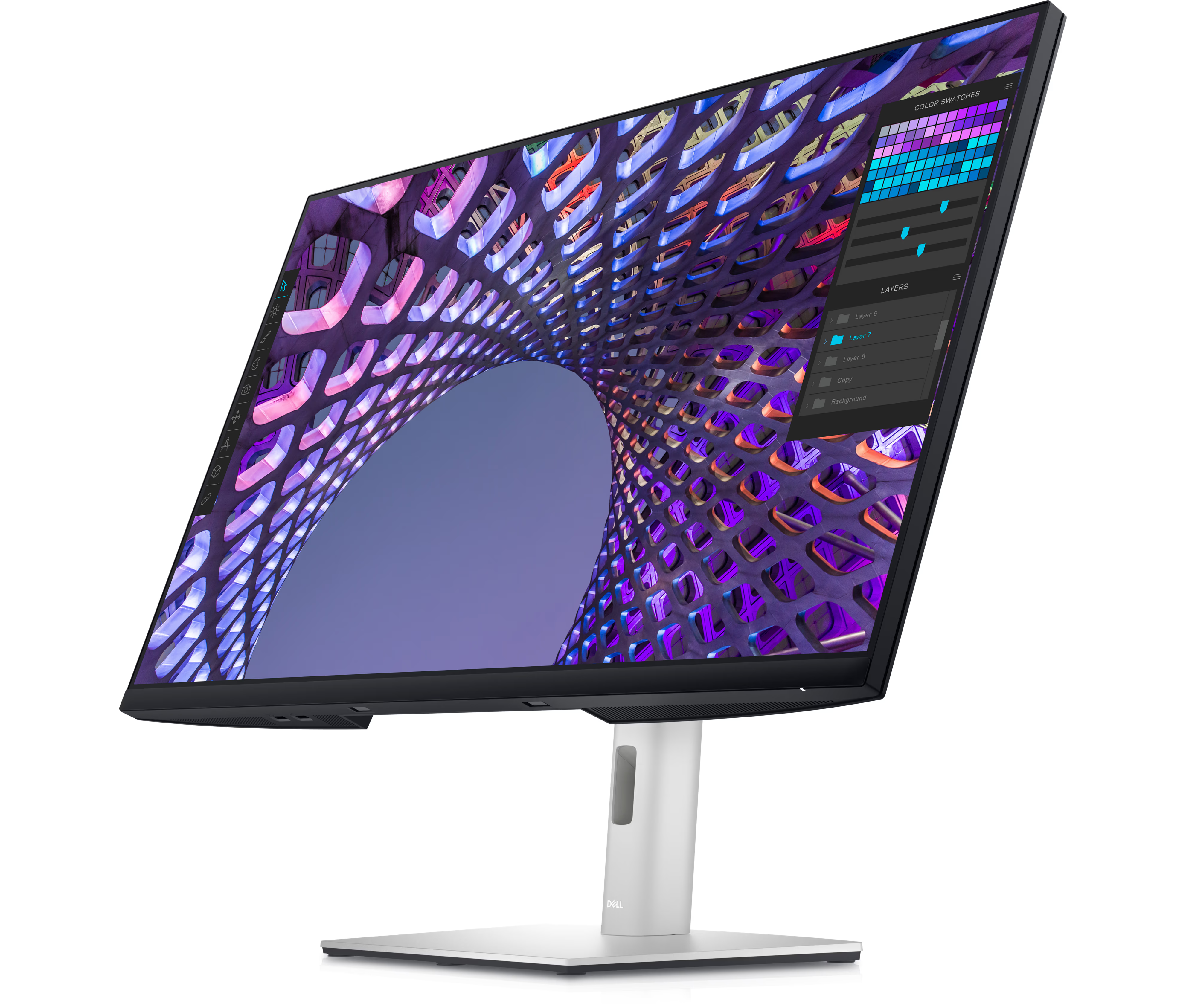 Màn hình máy tính Dell P3223QE 32&quot; 4K ( 31.5&quot; / IPS / 3840 x 2160 at 60 Hz / HDMI / DP / USB-C 90W / USB / LAN ) - Hàng Chính Hãng