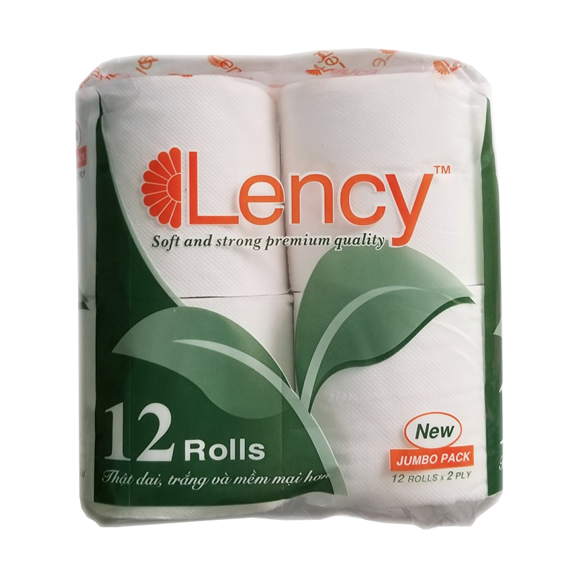 Giấy vệ sinh LENCY cao cấp Lốc 12 cuộn ( 2 lớp )