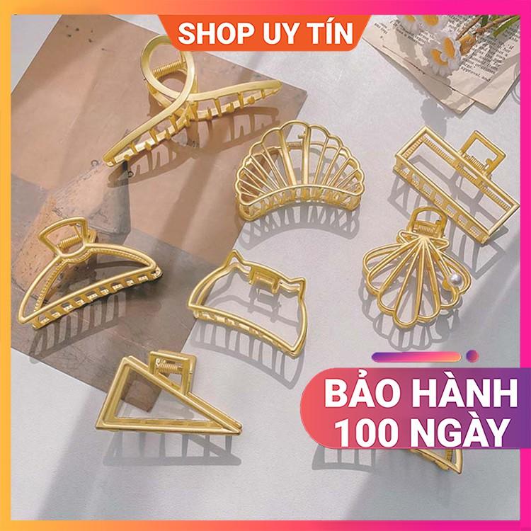 Kẹp Tóc Càng Cua Hàn Quốc Đính Đá - Cặp Búi Tóc Ngọc Trai Nhân Tạo Nữ Đẹp