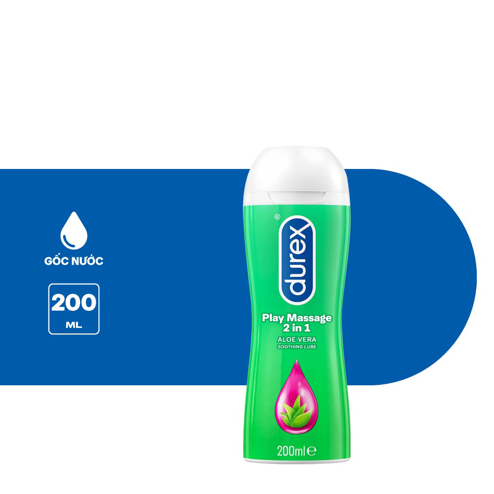 Gel bôi trơn Durex Play Massage 2in1 (Mới)