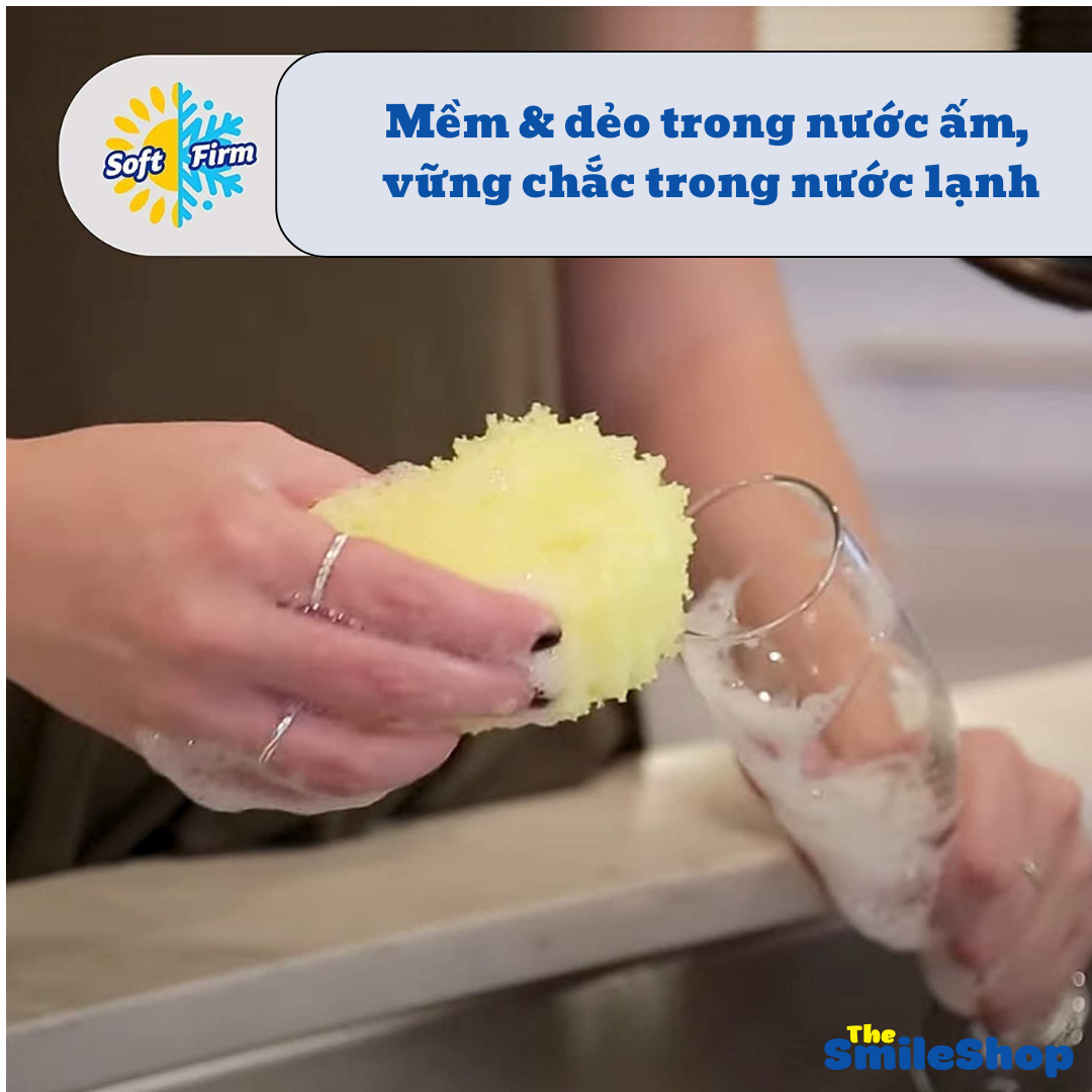 Miếng rửa chén Scrub Daddy Colors nhiều màu, tiện lợi