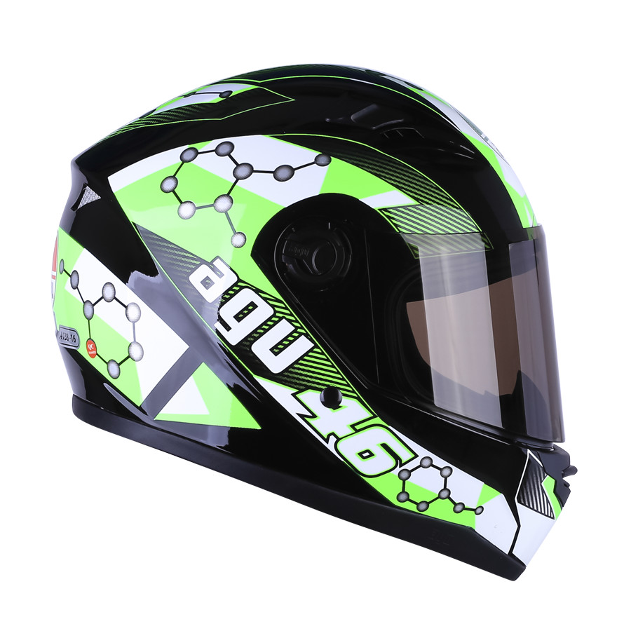 Mũ bảo hiểm fullface AGU Tem M125 - Tặng túi đựng nón thương hiệu