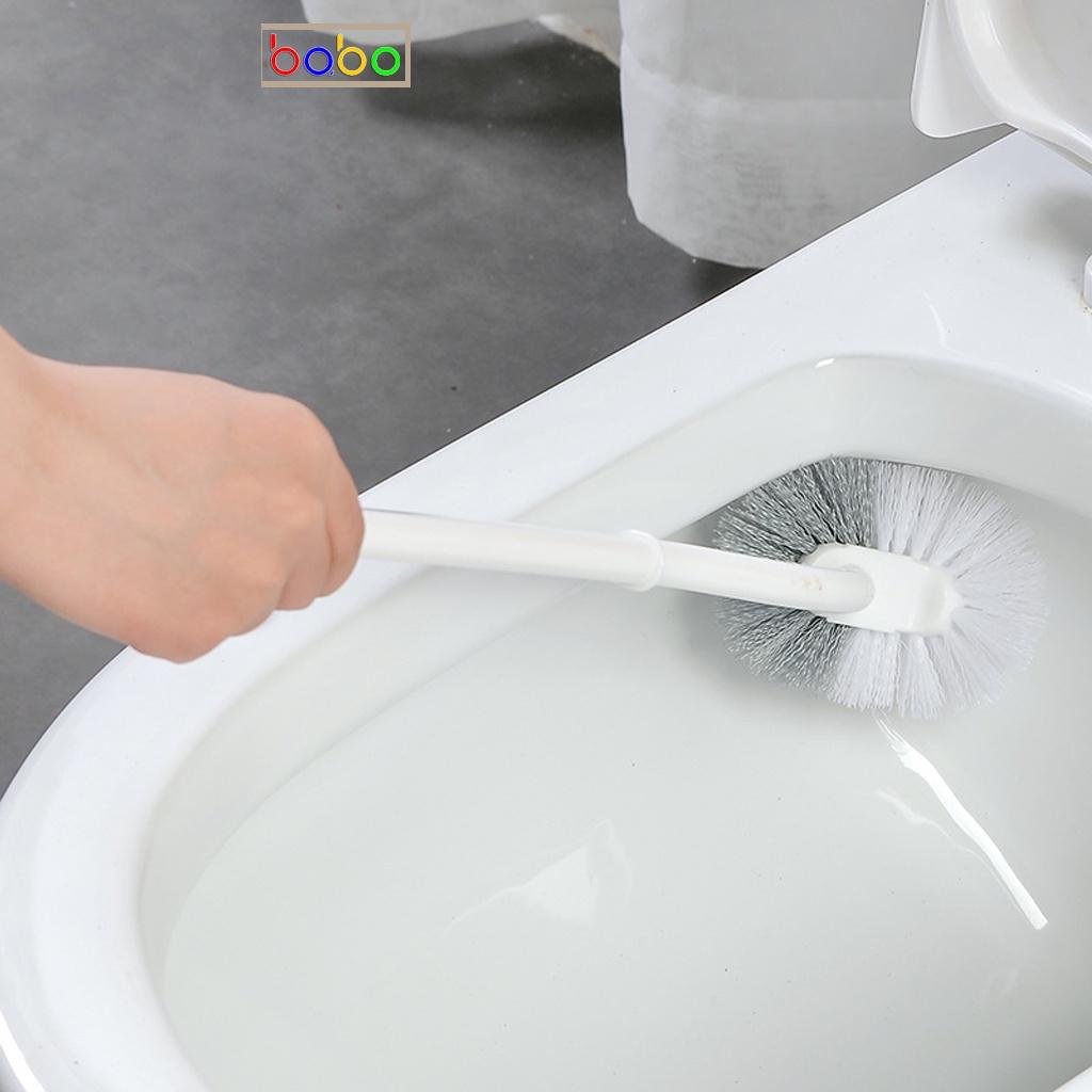 Bàn chải nhà vệ sinh cọ bồn cầu toilet không có góc chết lông mềm babo
