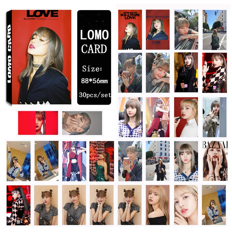 Lomo card Lisa BLACK PINK Album &quot;Kill this Love