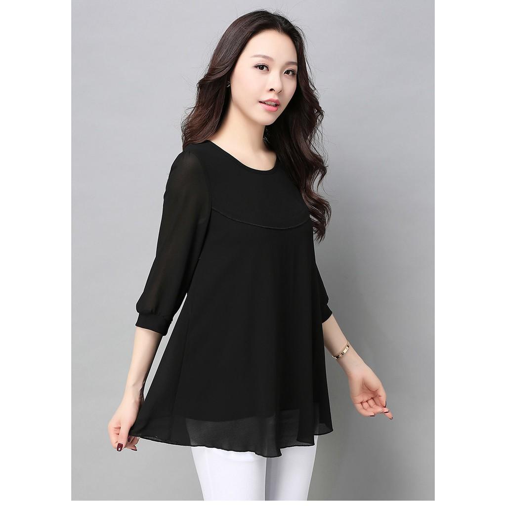 Áo tay lỡ form dài cao cấp