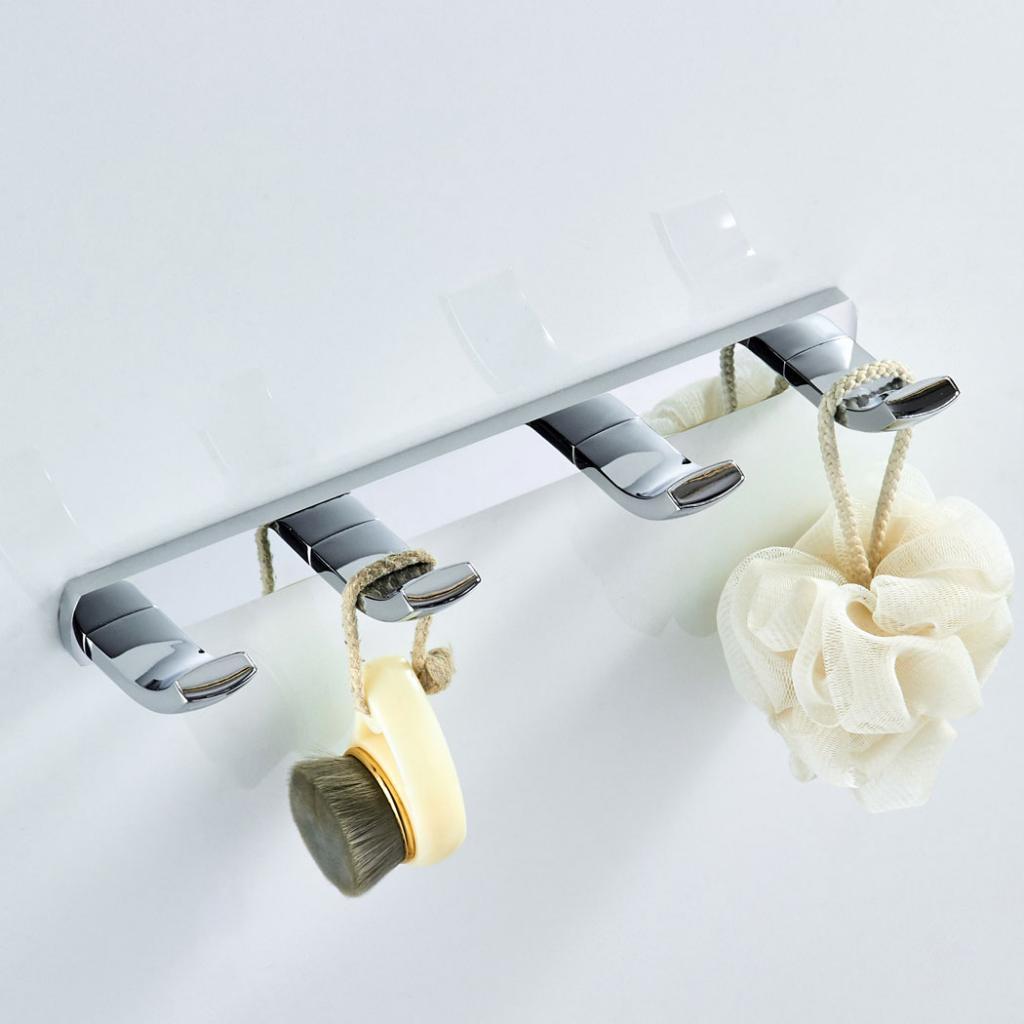 Solid Brass Robe Hook Bathroom Towel Hook Entrance Wall Hook for Coat