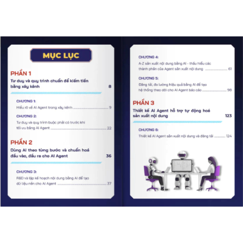 Sách - Thiết lập cỗ máy xây kênh tự động 24/24 từ AI và AI Agent