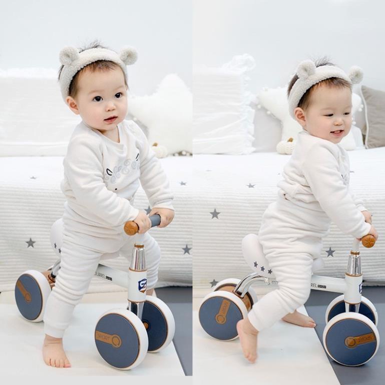 (Nâng yên + tay lái) Xe chòi chân, xe thăng bằng Squirrel Baby điều chỉnh độ cao cho bé 1-5 tuổi