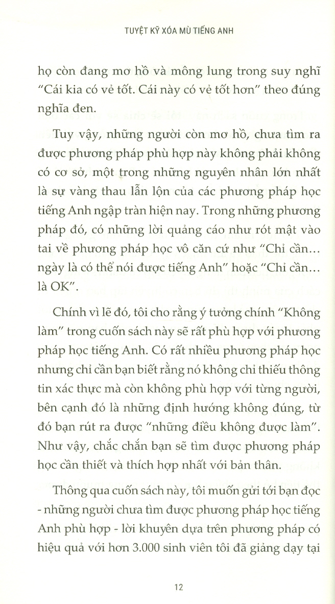 Tuyệt Kỹ Xóa Mù Tiếng Anh (36 Bí Kiếp Anh Cũng Có Thể Thành Thạo Tiếng Anh)