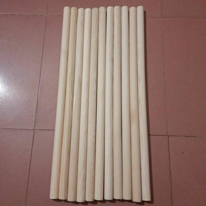 ( HÀNG ĐẸP ) Thanh Gỗ Tròn Dài 60cm Gỗ Tần Bì ( Các Kích Cỡ