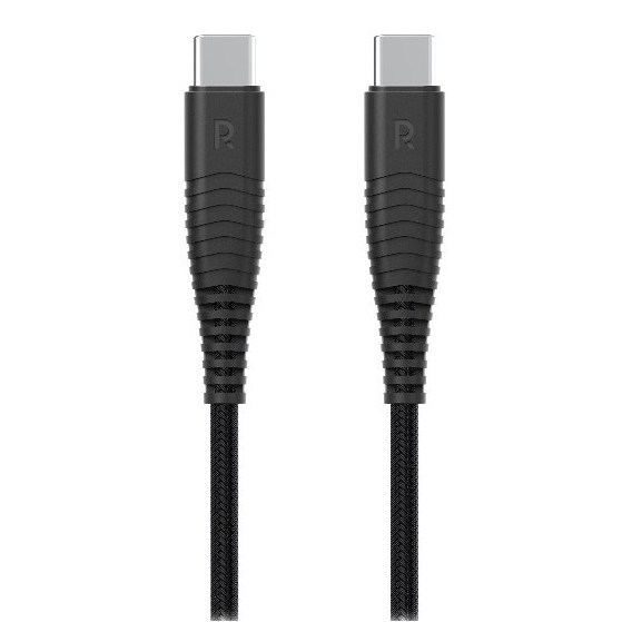 Dây Cáp Sạc Type C to C Sạc Nhanh 60W, Dài 1m, Dây Dù Nylon Siêu Bền RAVPower RP-CB047 - Hàng Chính Hãng
