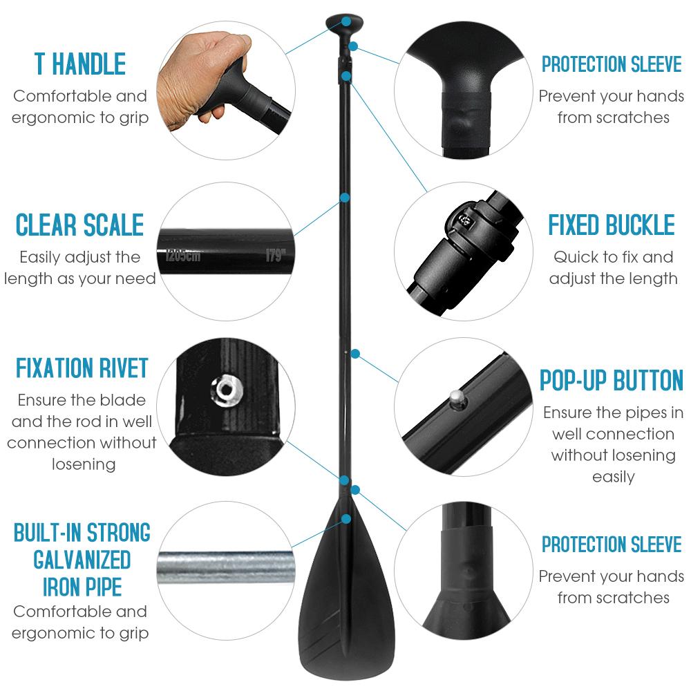 Mái Chèo Có Thể Tháo Rời Hợp Kim Nhôm Magie