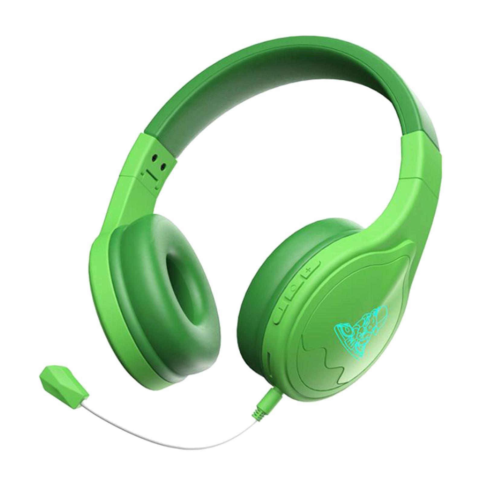 Kids Headset Noise Canceling Folding Design Headphones for Library Children