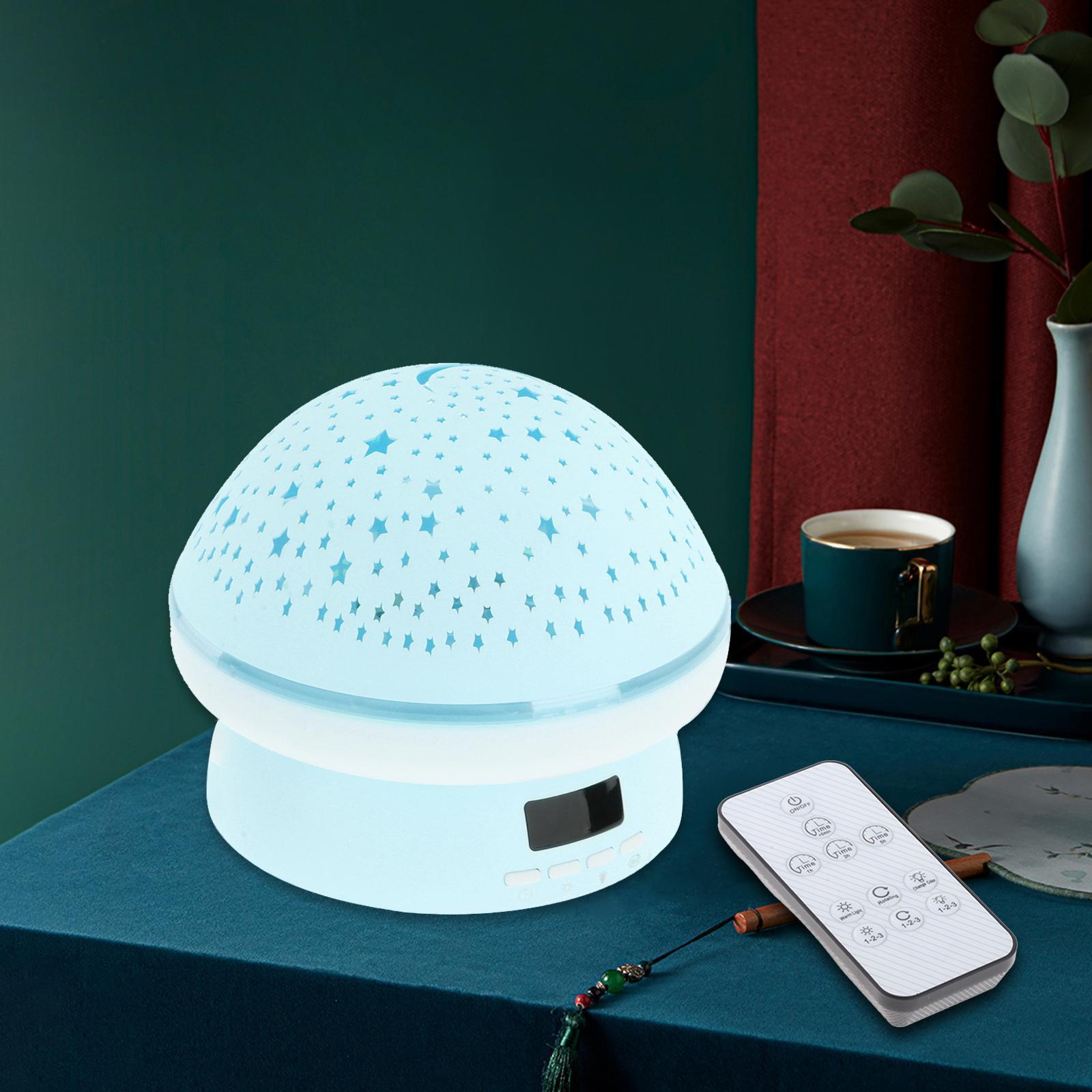 LED Light USB Projection Lamp Party Room Decor Blue