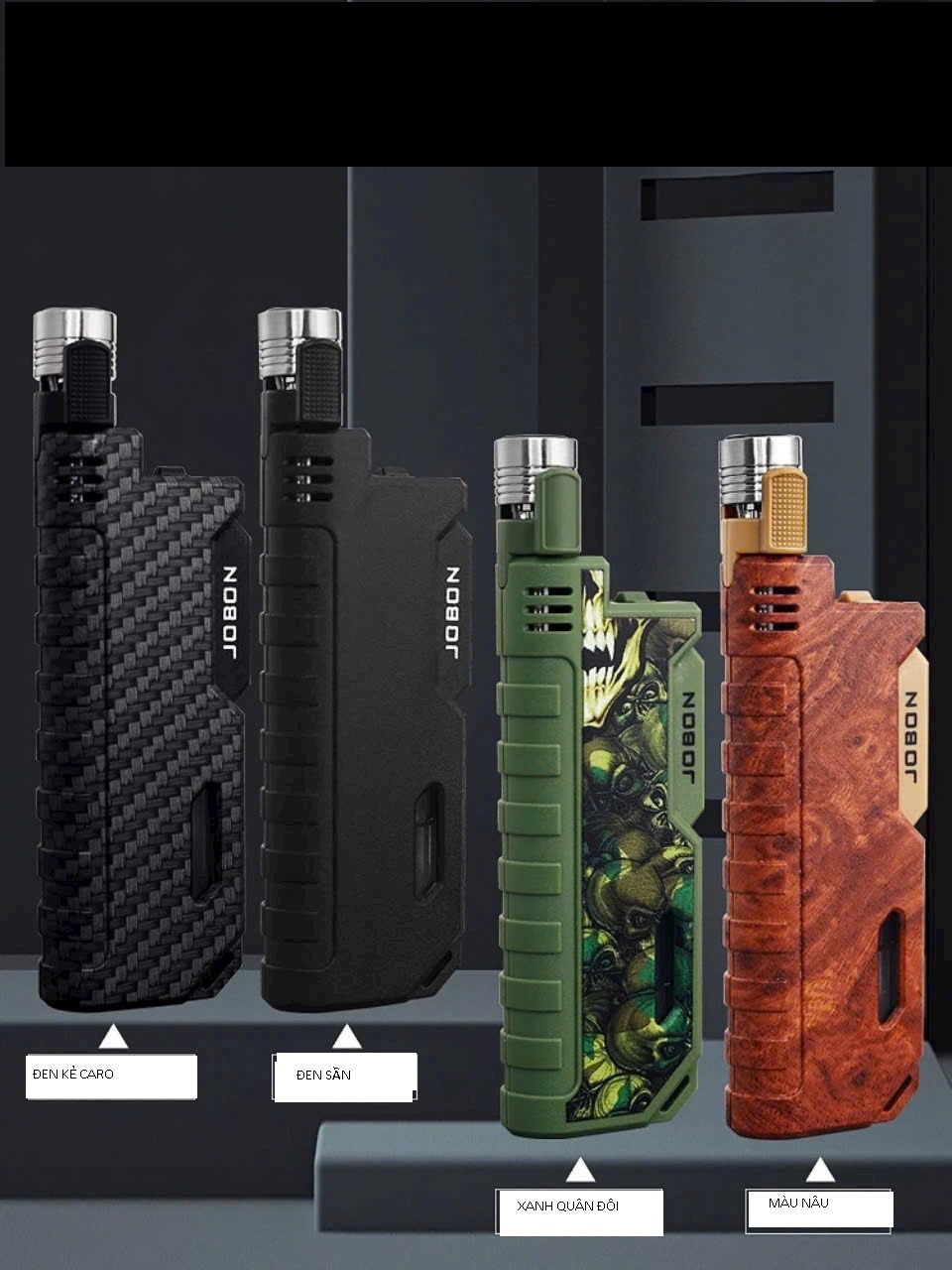 Vỏ hộp quẹt bật lửa khò 1 tia ZB-196 cổ dài có khóa ga