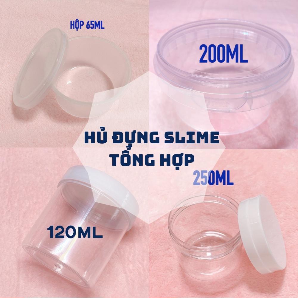 Tổng Hợp Các Hủ Hộp Đựng Slime - Nguyên Liệu Làm Slime