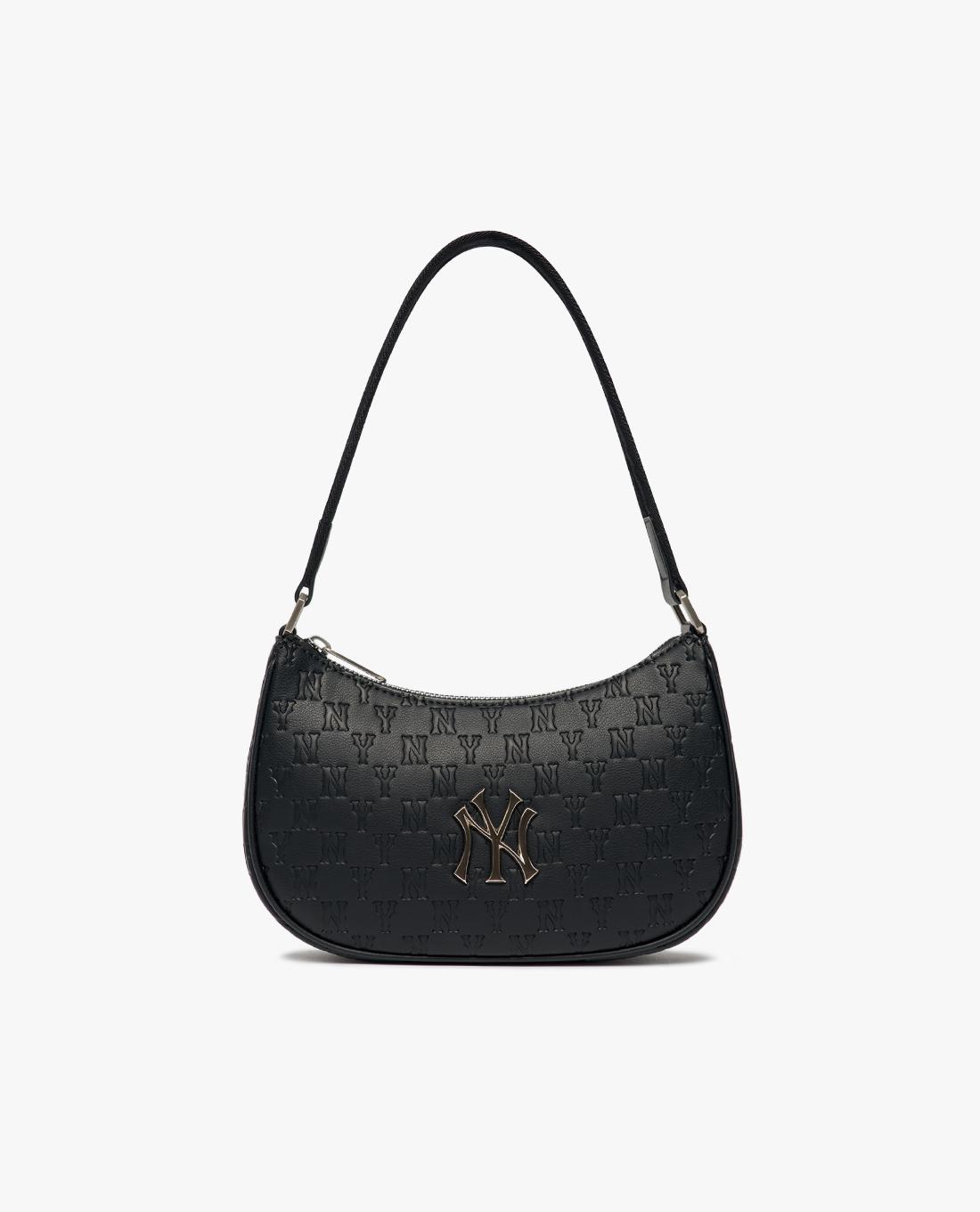 MLB - Túi đeo vai chữ nhật Monogram Embo Hobo 3ABQS022N