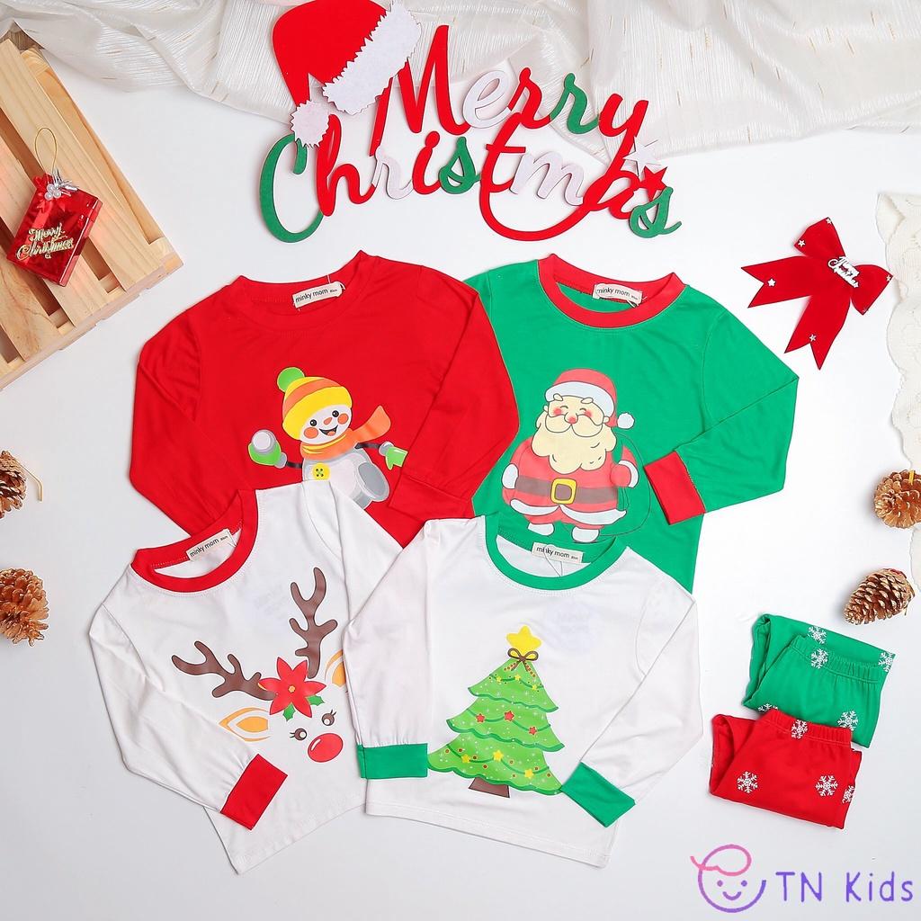 Bộ NOEL Dài Tay Cho Bé Trai Bé Gái Bộ Giáng Sinh Cho Bé Chất Cotton Cao Cấp Siêu C