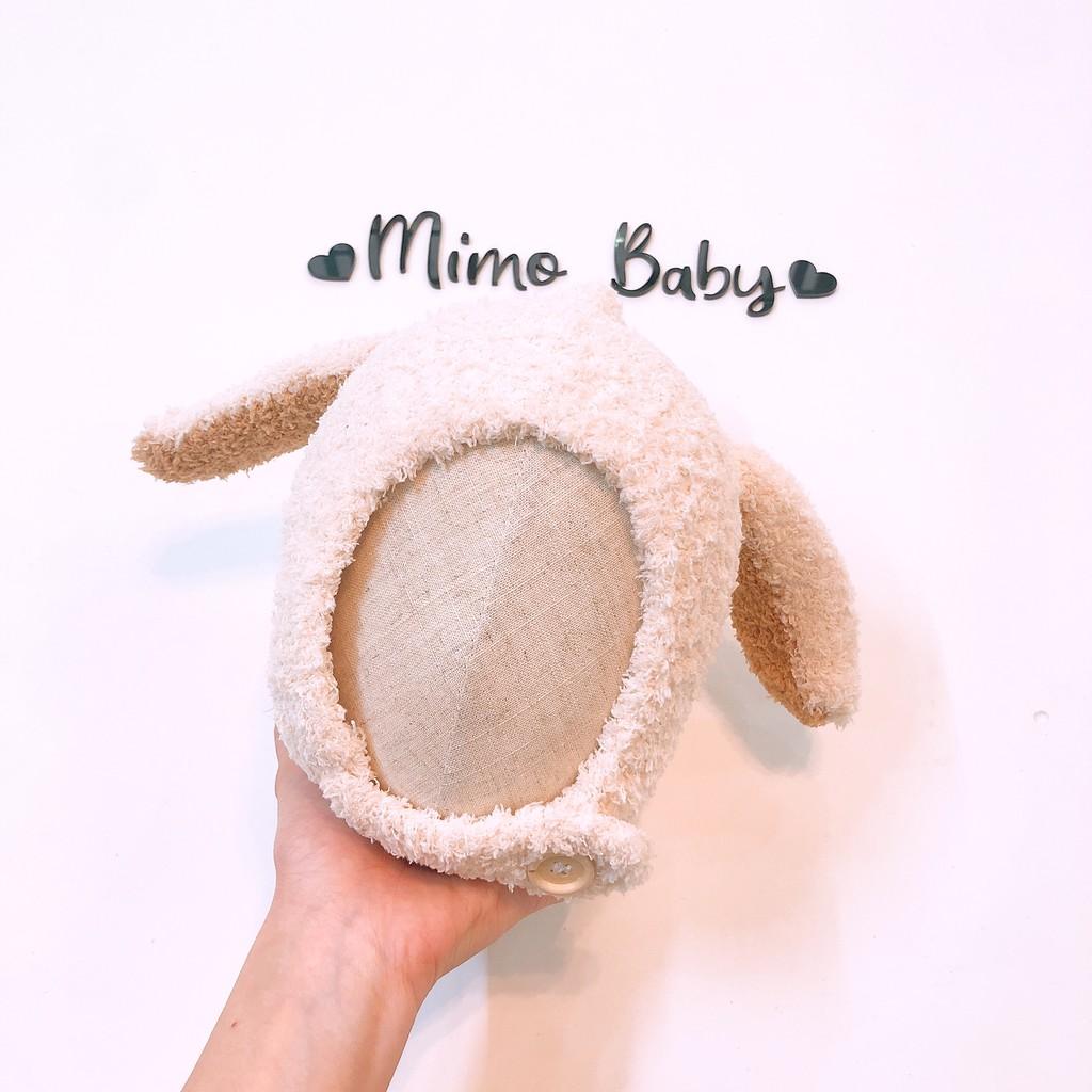 Mũ len tai cừu cho bé (6m-3y) ML02 Mimo baby