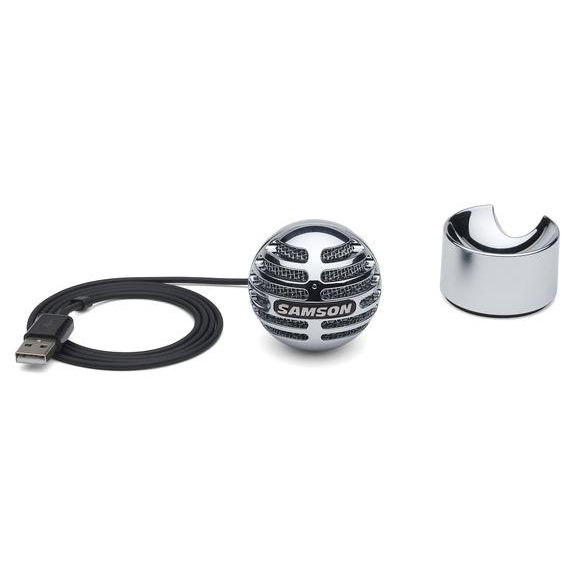 Micro thu âm USB máy tính SAMSON Meteorite - Mạ chrome cao cấp - Hàng chính hãng