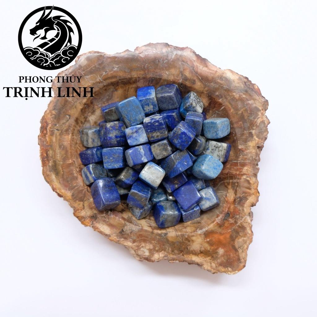 VIÊN ĐÁ VUÔNG LAPIS DÙNG TRONG THANH TẨY, THIỀN, YOGA, PHONG THỦY