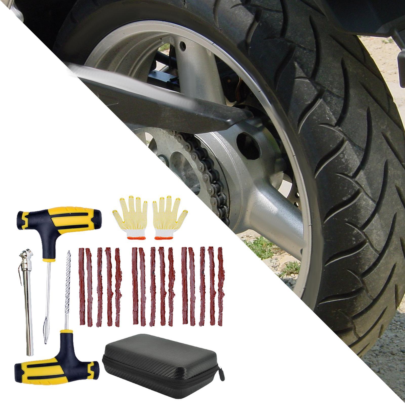 Professional Tire Repair Tools Tyre Puncture Repair Kit for Motorcycle