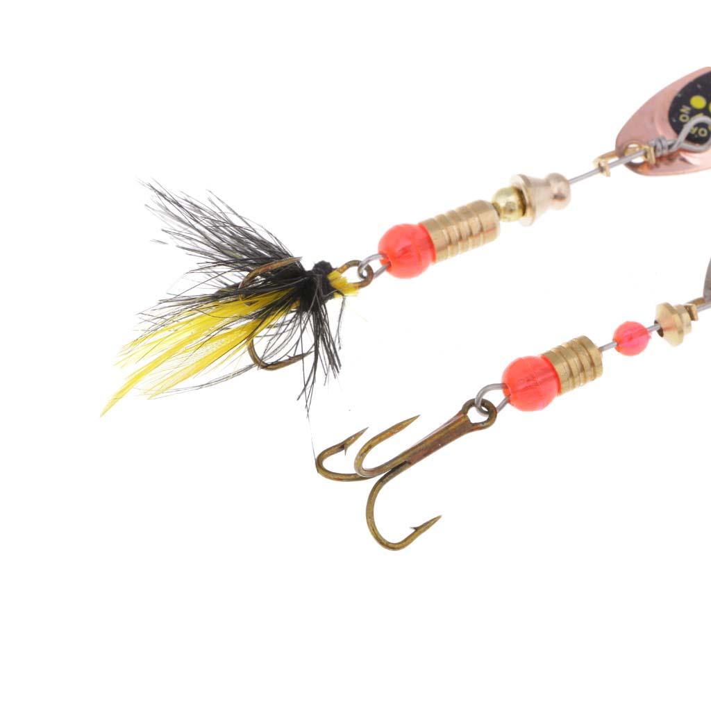 10x Metal Spoon Lure Sequins Noise Paillette Hook Sequins Lure Hard Baits