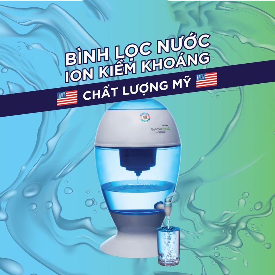 Bình lọc nước gia đình tạo ion kiềm 20L công nghệ mới - Hàng nhập khẩu Mỹ