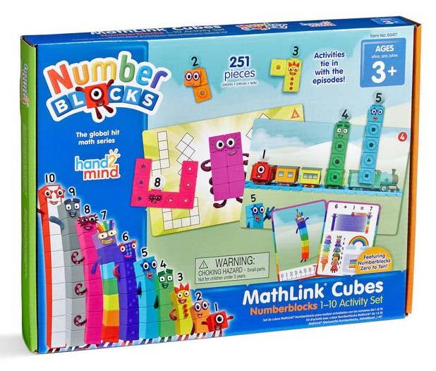 Bộ học toán Mathlink Cubes Numberblocks số đếm 1-10