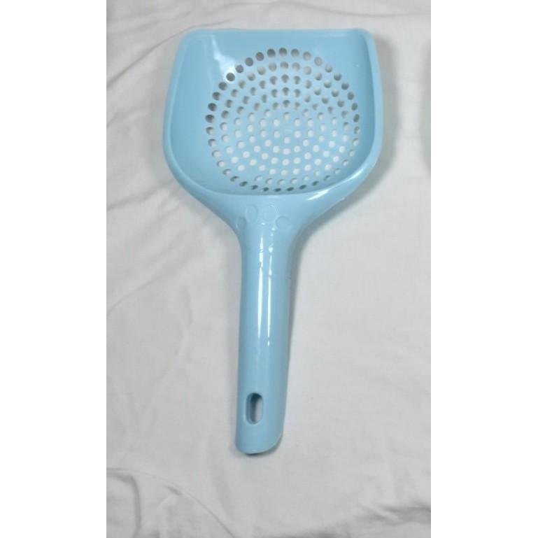 XẺNG XÚC CÁT VỆ SINH CHO MÈO Dọn vệ sinh phân cho mèo Thiết kế in dấu chân ở cán xẻng Dài 25cm