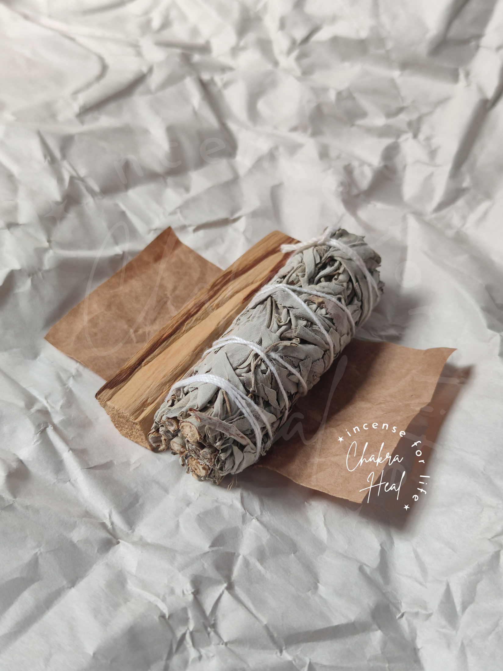 Set Thảo Mộc và Gỗ Palo Santo - Xông Nhà và Thanh Tẩy Năng Lượng l Chakra Heal Incense