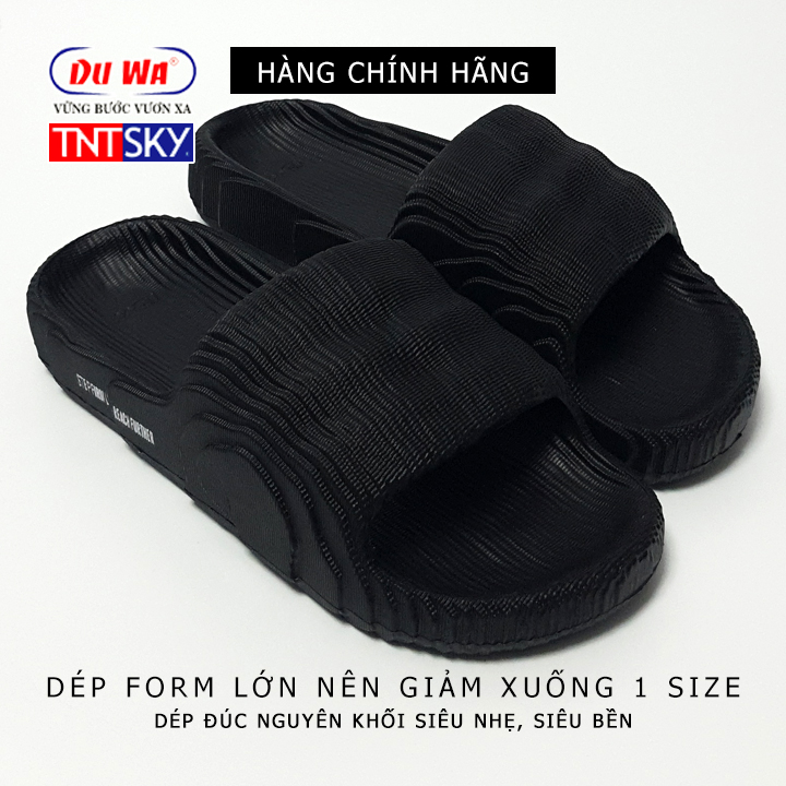 Dép đúc quai ngang vân gỗ nam, nữ siêu nhẹ DUWA - Hàng chính hãng - TK211