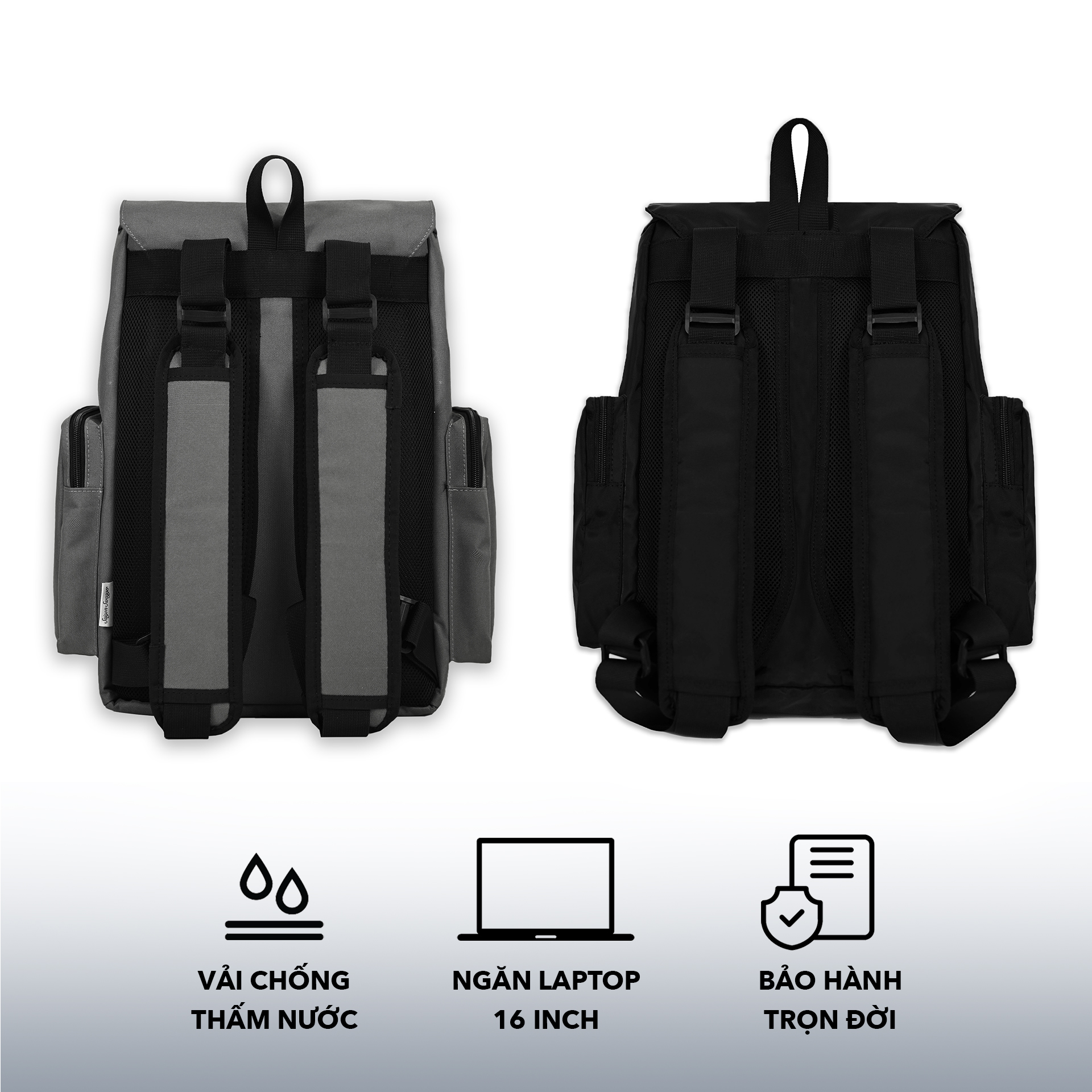 Balo SAIGON SWAGGER Versatile Backpack Ngăn Chống Sốc Lap 16inch