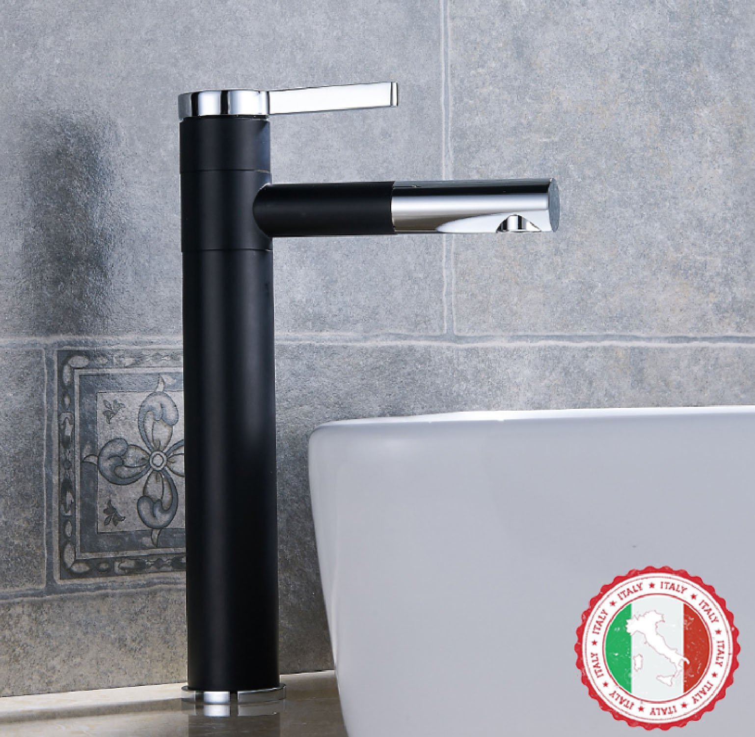 Vòi Lavabo nóng lạnh + 2 dây cấp - Siêu cấp ITALIA
