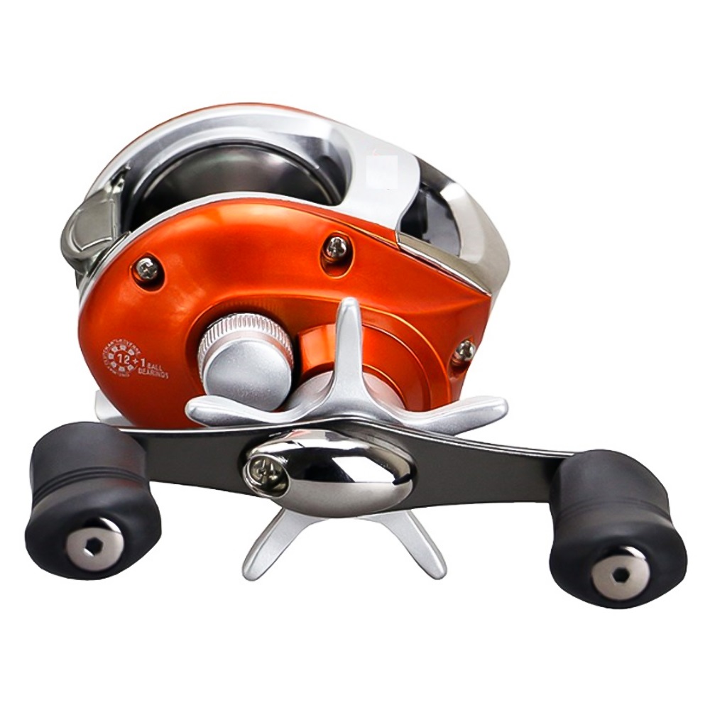 Máy câu lure - Máy ngang - Chất liệu kim loại cao cấp - Tặng kèm cước MN02