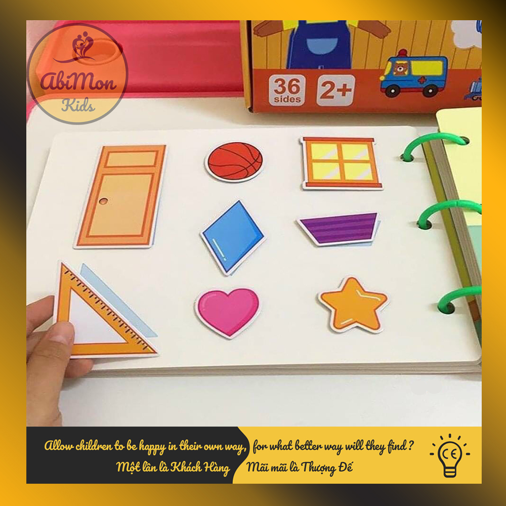Đồ Chơi - Học Liệu Bóc Dán Cho Bé (17 chủ đề - dùng nhiều lần) || Montessori cao cấp || Đồ chơi Gỗ - Giáo Dục - An toàn - Thông minh