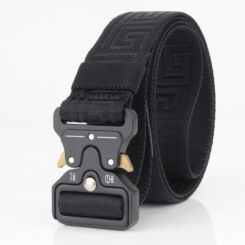 Giày Casual Nam Đai Nylon Nhanh Chóng Phát Hành Khóa Kim Loại Vải Da Bò Quần Thắt Lưng Quân Sự Quân Đội Huấn Luyện Chiến Thuật Thắt Lưng Nam Dây Đeo