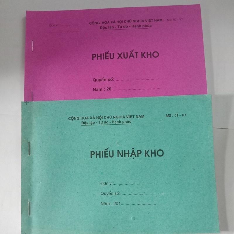 Phiếu xuất - nhập kho đủ size