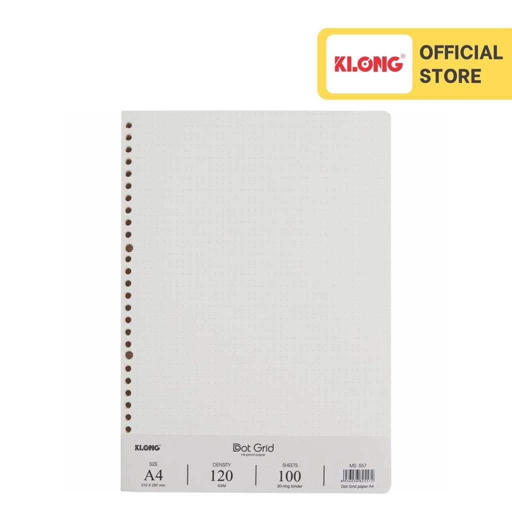 Ruột sổ còng Dot Grid A4 120/76 - 100 tờ (200 trang); MS: 557