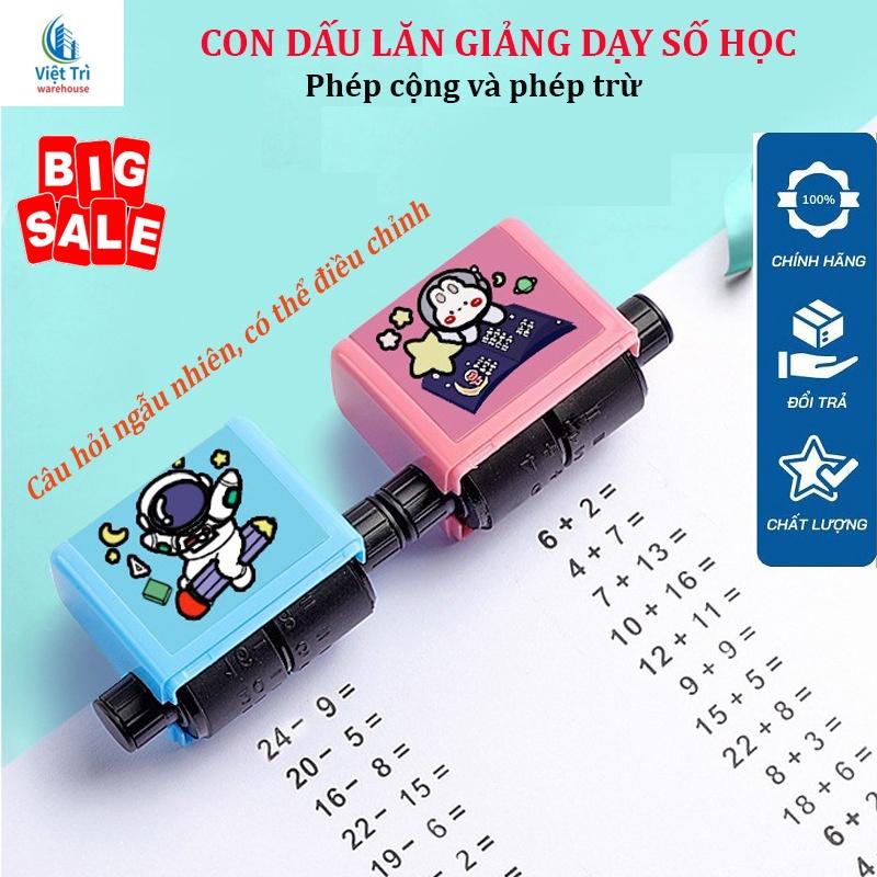 Máy in phép tính ngẫu nhiên, con lăn phép tính cộng trừ cho bé trong vòng 100 câu hỏi - Yumeshop94