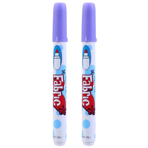 Vỉ 2 Bút Vẽ Trên Vải - Marvy 560-8 - Violet