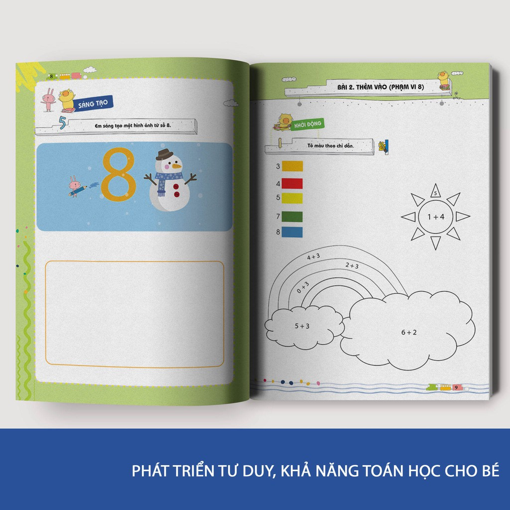 Sách Pomath - Toán Tư Duy Cho Trẻ 4-6 Tuổi (Tập 4)