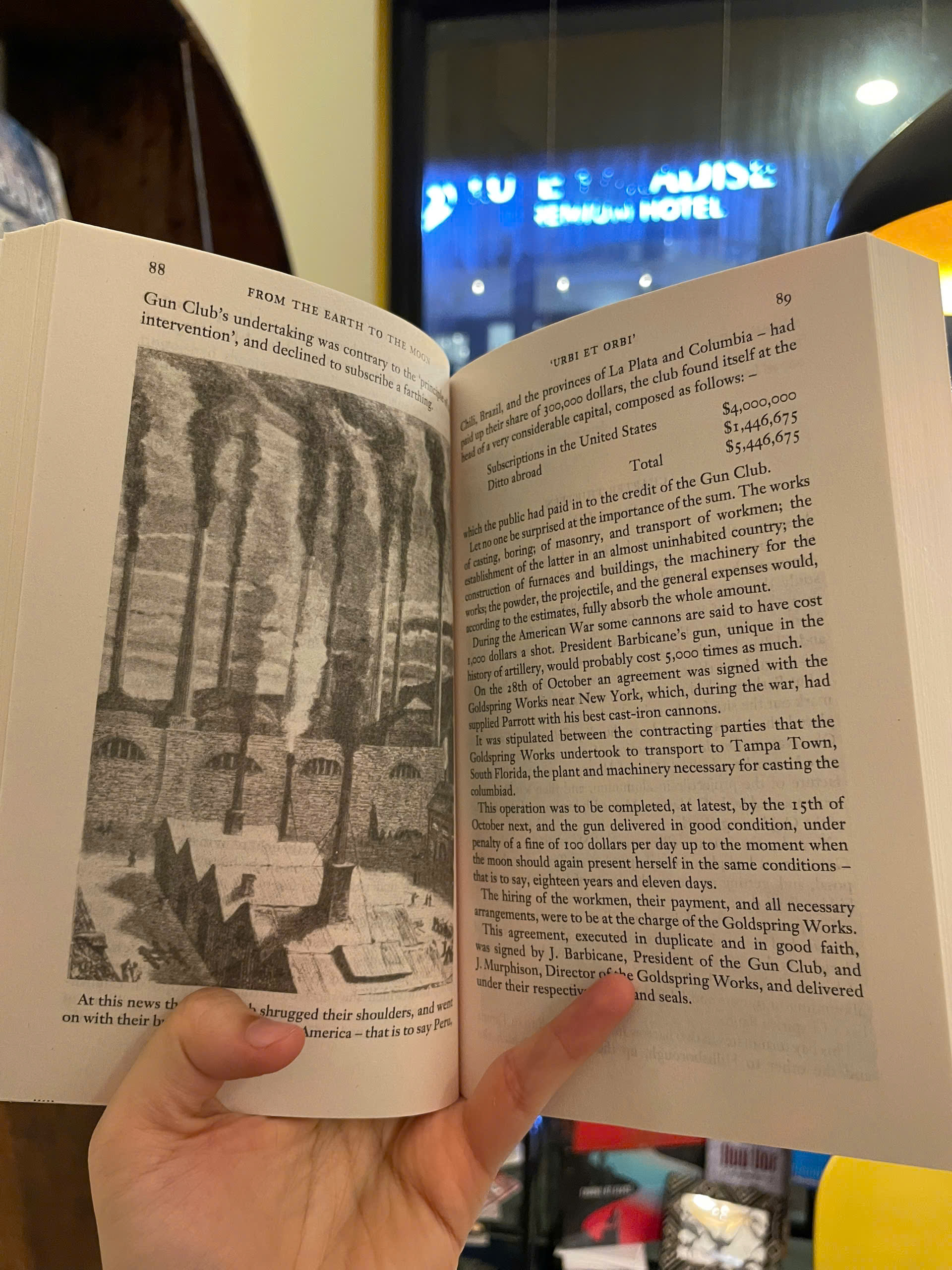 Sách - From the Earth to the Moon / Around the Moon by Jules Verne | Classic Science Fiction