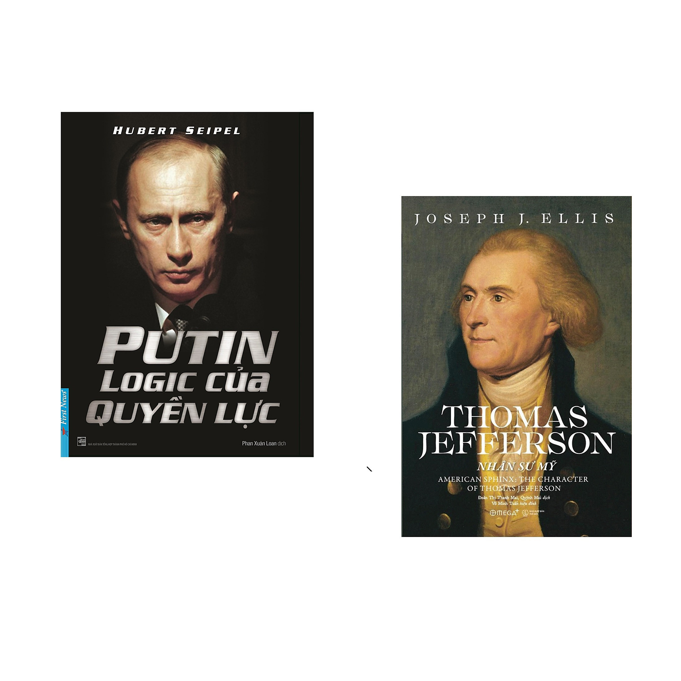 Combo 2 cuốn sách: Putin Logic Của Quyền Lực + Thomas Jefferson - Nhân Sư Mỹ