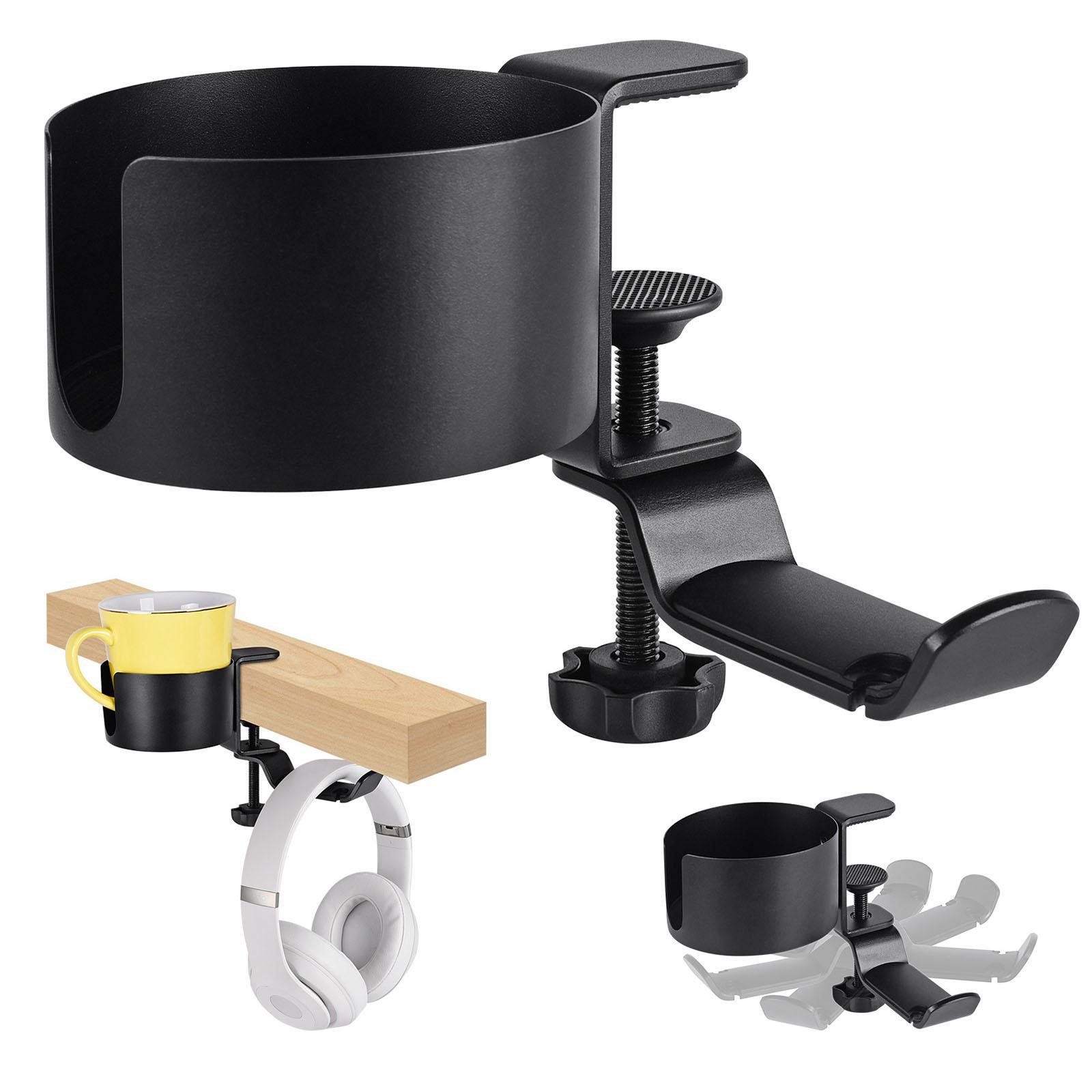Headphone Stand Cup Holder 360° Rotating Headset Bracket Rack Gaming Headset