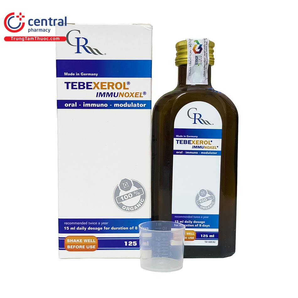Tebexerol Immunoxel 125ml, 500ml - tăng cường miễn dịch cho trẻ em và người lớn