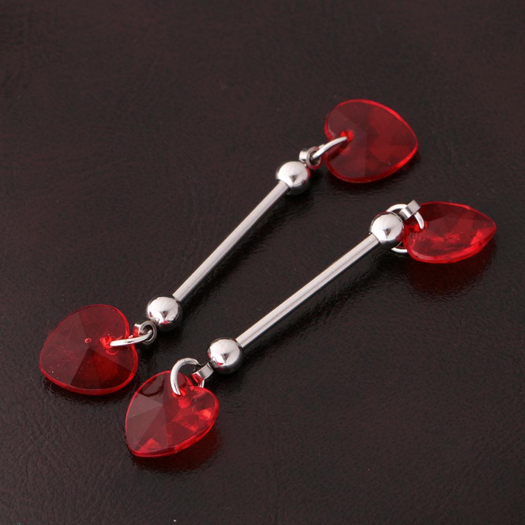 1 Pair   Bar  Stainless Steel  Jewelry