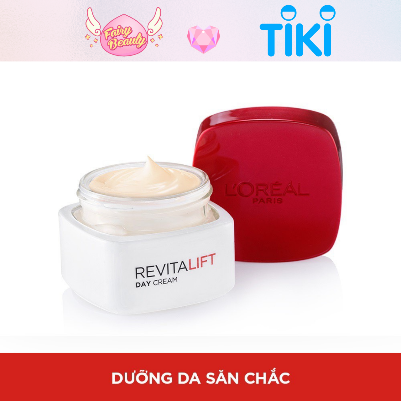 [L'OREAL PARIS] Kem Dưỡng Ban Ngày Chứa Retinol Chống Lão Hoá Tối Ưu Revitalift Moisturizing Cream Day SPF35 PA++50/20ml