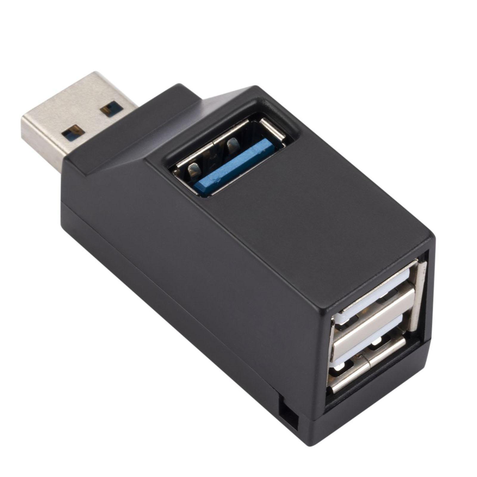 USB 3.0 Hub Splitter 3 Port High Speed USB 3.0 Extender for Notebook