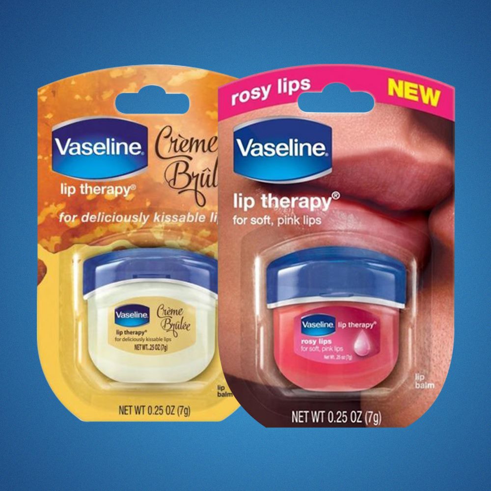 Bộ 2 sáp dưỡng môi Vaseline dạng hũ: Hồng Xinh và Ngọt Ngào